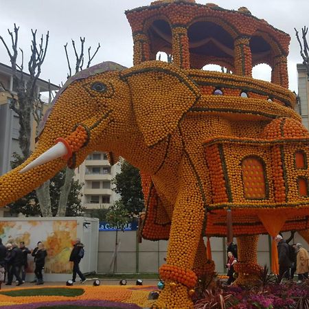Appartement Le Cernuschi Rdc Menton Bagian luar foto