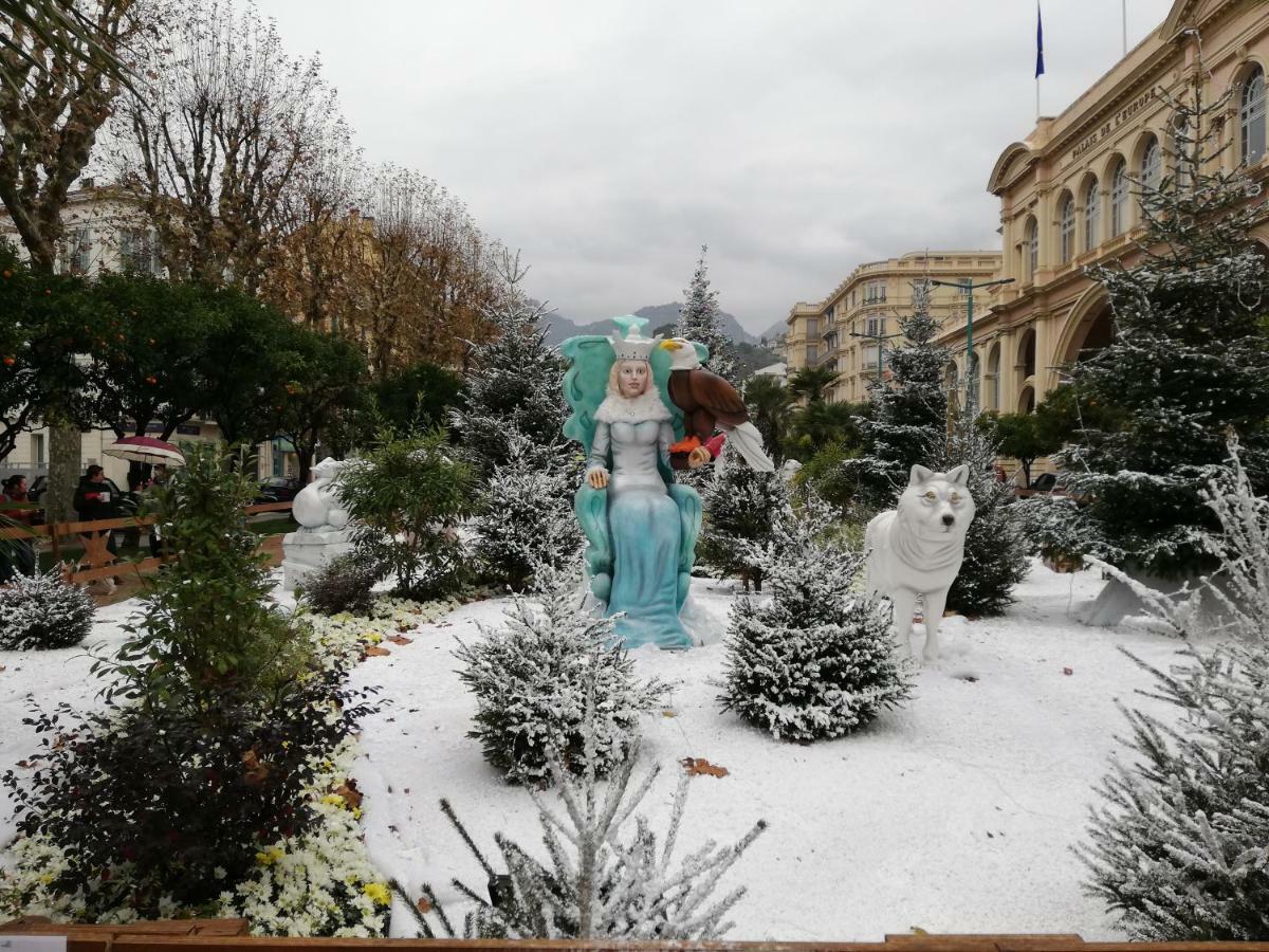 Appartement Le Cernuschi Rdc Menton Bagian luar foto
